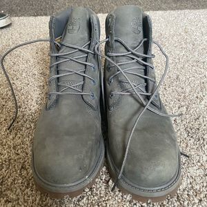 Olive green Timberlands